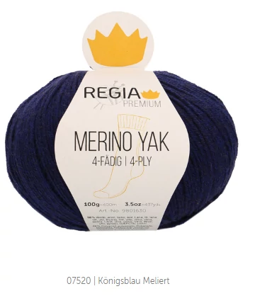 Regia Merino Yak Mélykék